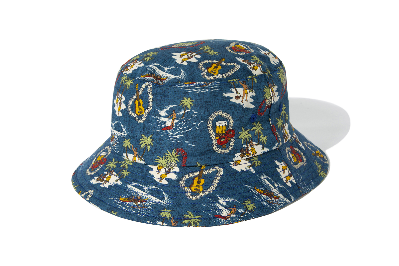 LITE YEAR "HAWAIIAN BUCKET HAT" (Blue)