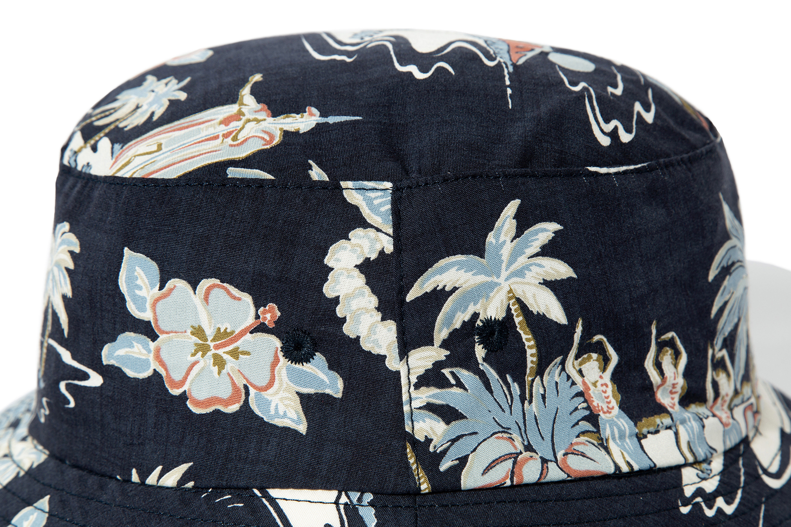 LITE YEAR "HAWAIIAN BUCKET HAT" (Navy)