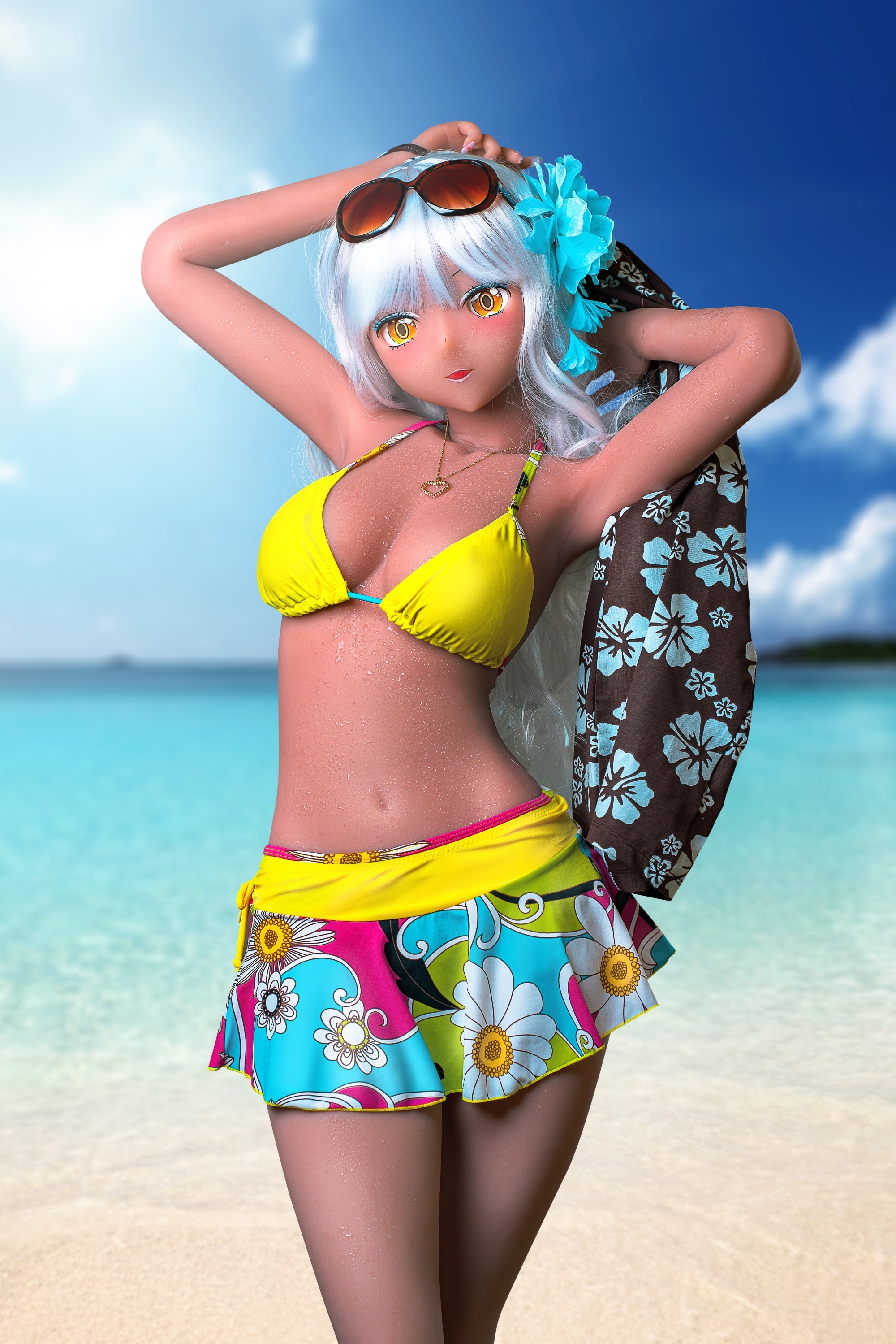 MyDoru- 凹凸咪娃娃 Aotumedoll 155公分 C-Cup #泳裝珍珠 暗海明珠 玩偶手辦 二次元人形玩偶 泳装COSPALY玩偶