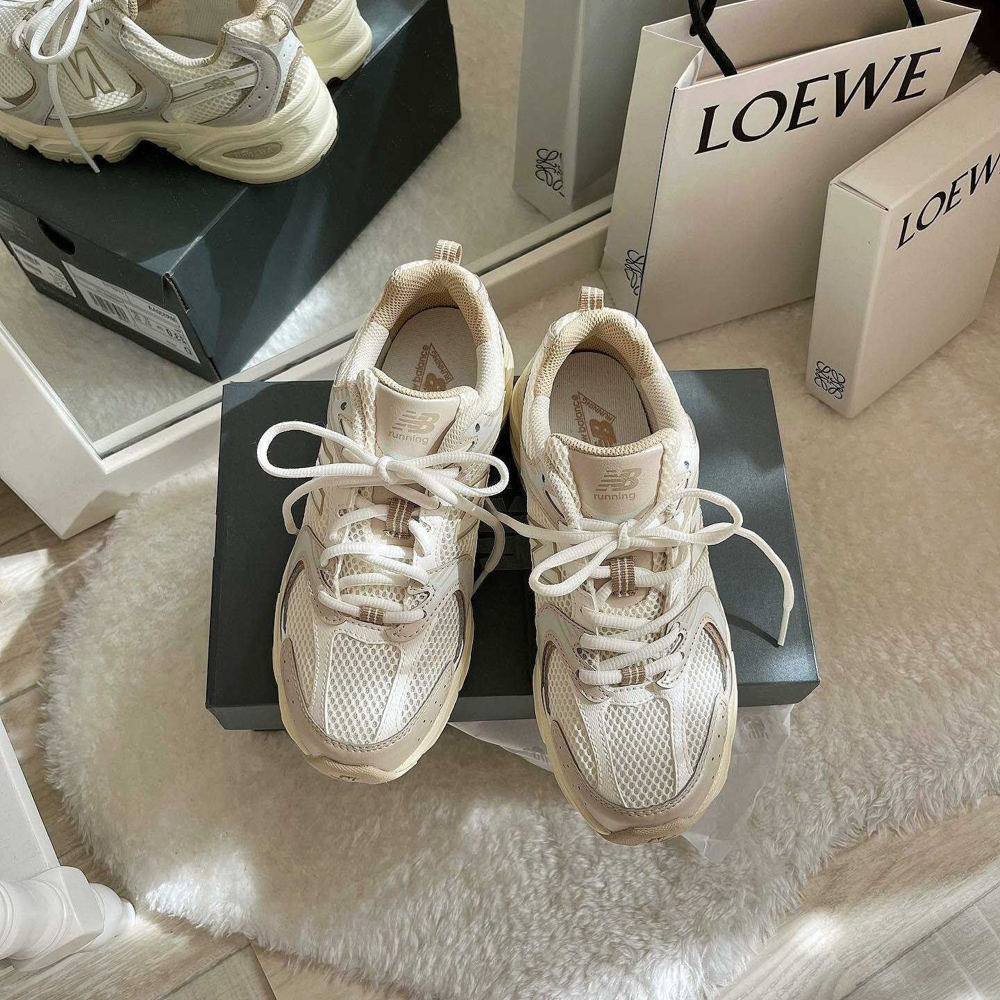 NEW COLOUR！NEW BALANCE 530  淡 奶 金 紗 🤎 [限時單件免運順豐站/櫃!]