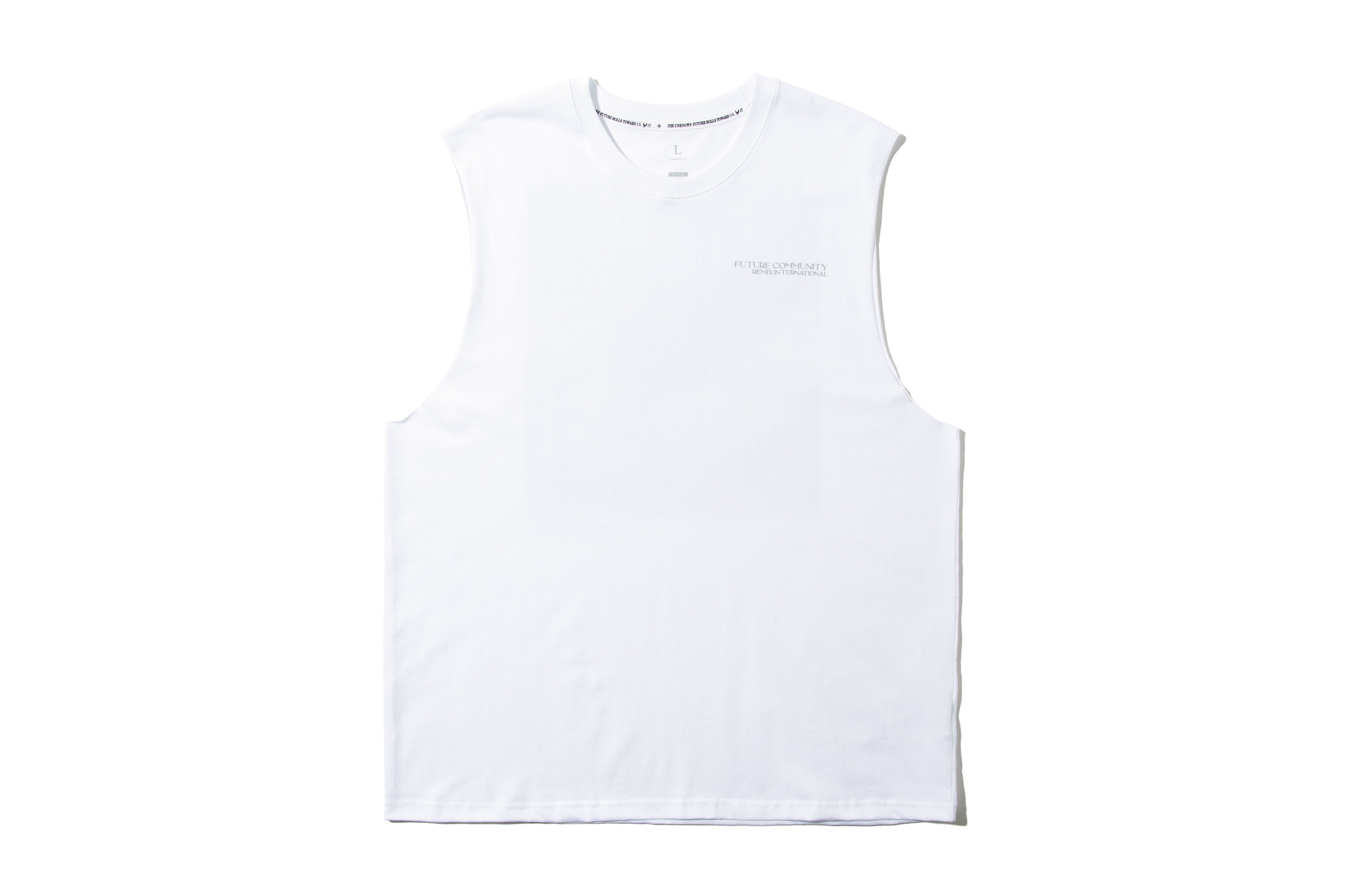 REMIX "Future Community Tank Top" by @derthatbug (White)