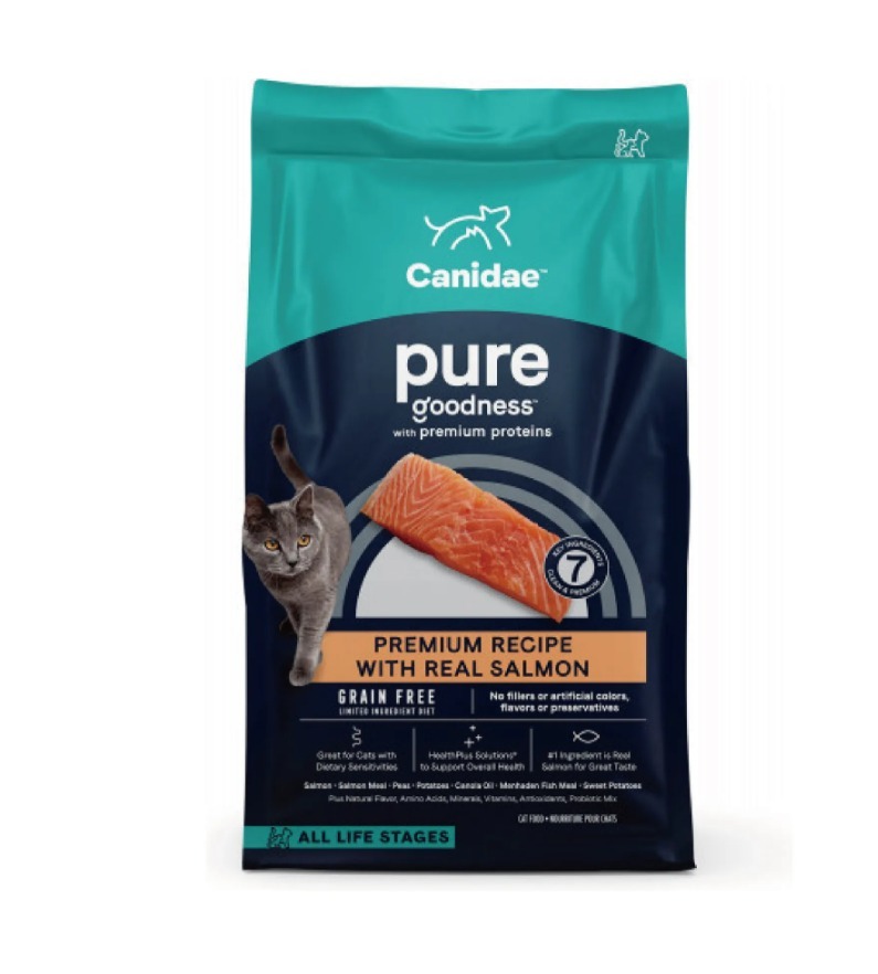 咖比PURE 無穀物三文魚配方全貓糧 10LB