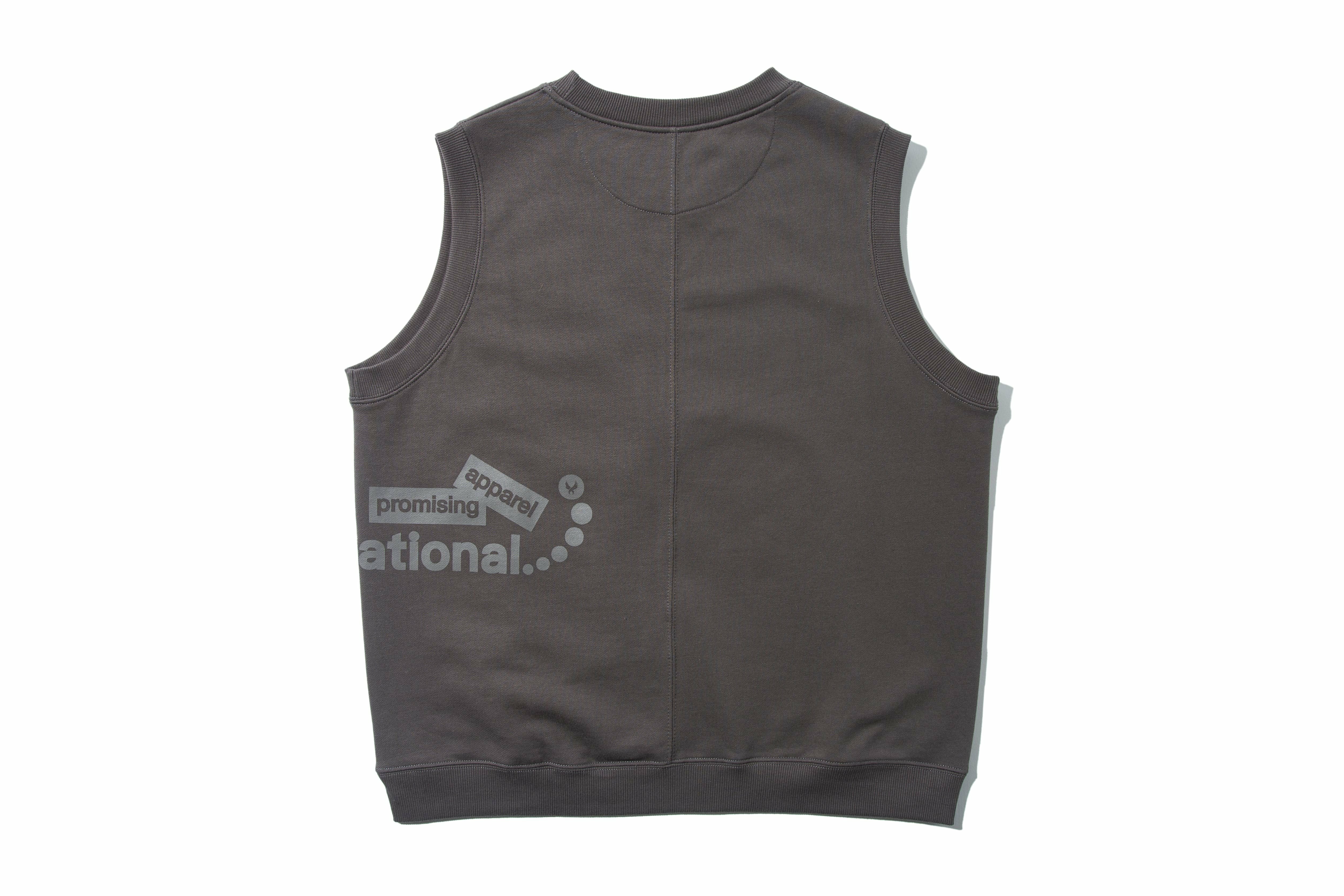 REMIX "R.intl. Crew Vest" (Dark Gray)