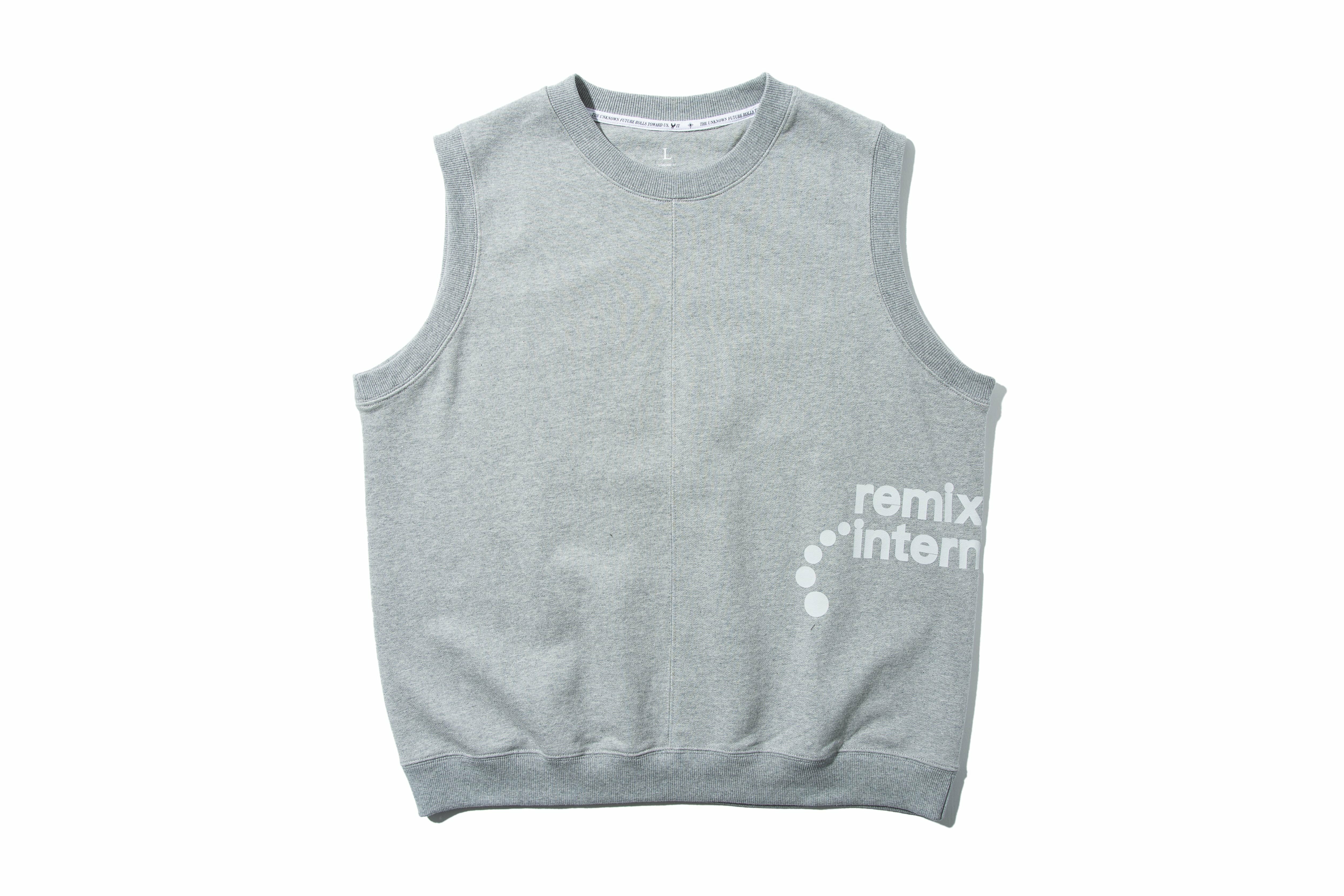 REMIX "R.intl. Crew Vest" (Light Gray)
