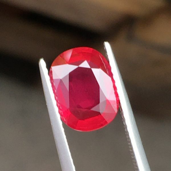 3.22ct無燒主證鴿血紅