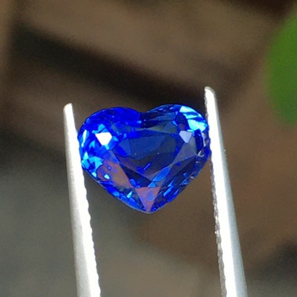 3.11克拉心形無燒皇家藍藍寶石