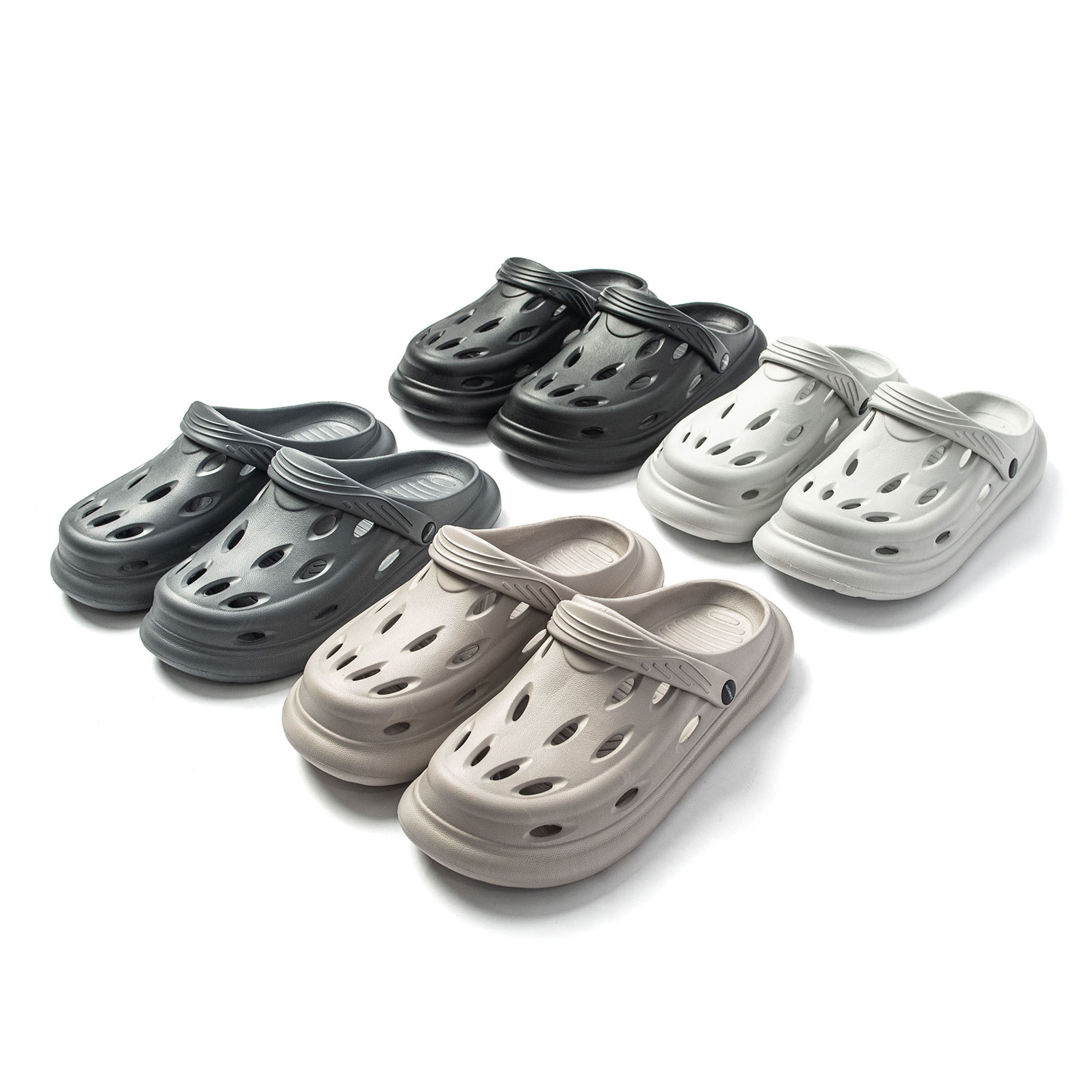 戶外 兩穿包頭厚底 洞洞鞋 透氣軟厚底