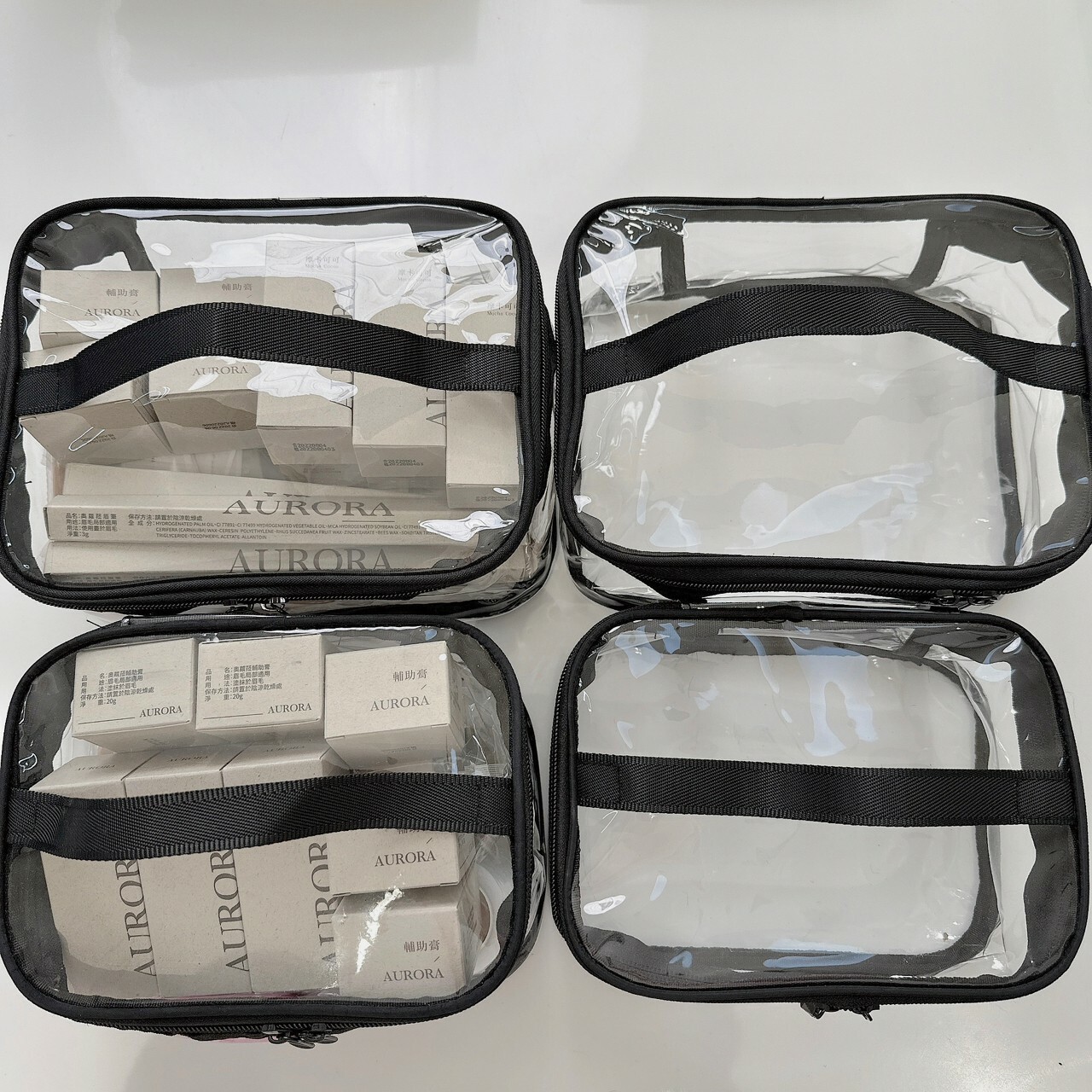 【Aurora】韓妞透明化妝包