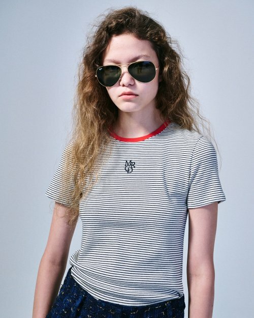 Mardi Mercredi TSHIRT STRIPE SMALL LOGO MRCD
