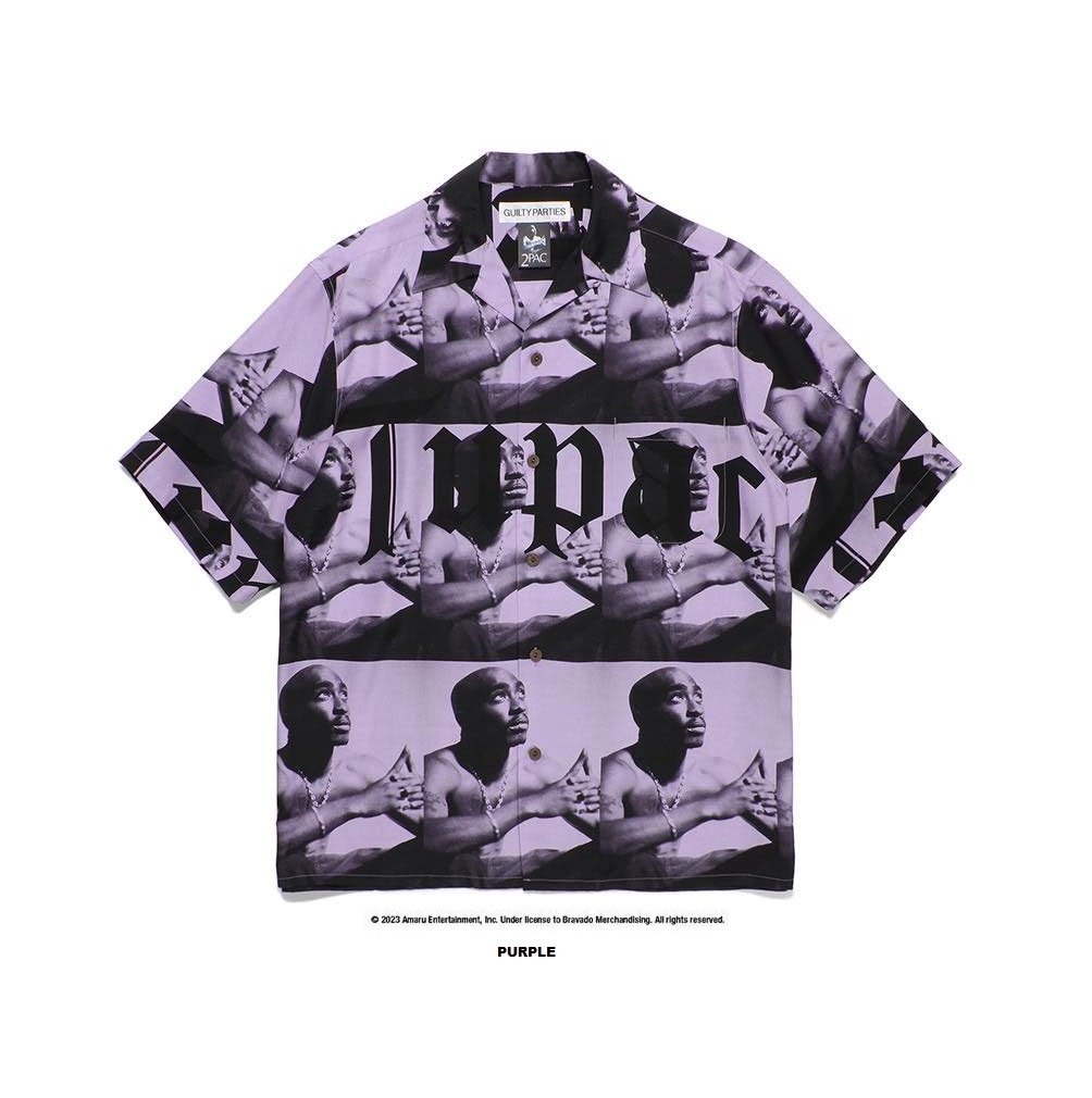 WACKO MARIA TUPAC / S/S HAWAIIAN SHIRT (TYPE-2) - PRE ORDER ITEM (預訂中)