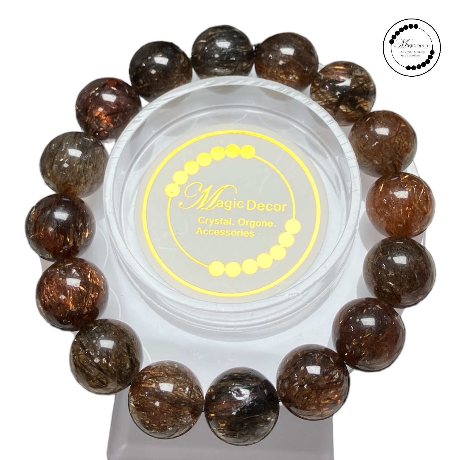 0817-a43 13mm++傳承級別高貨黑金超7手串