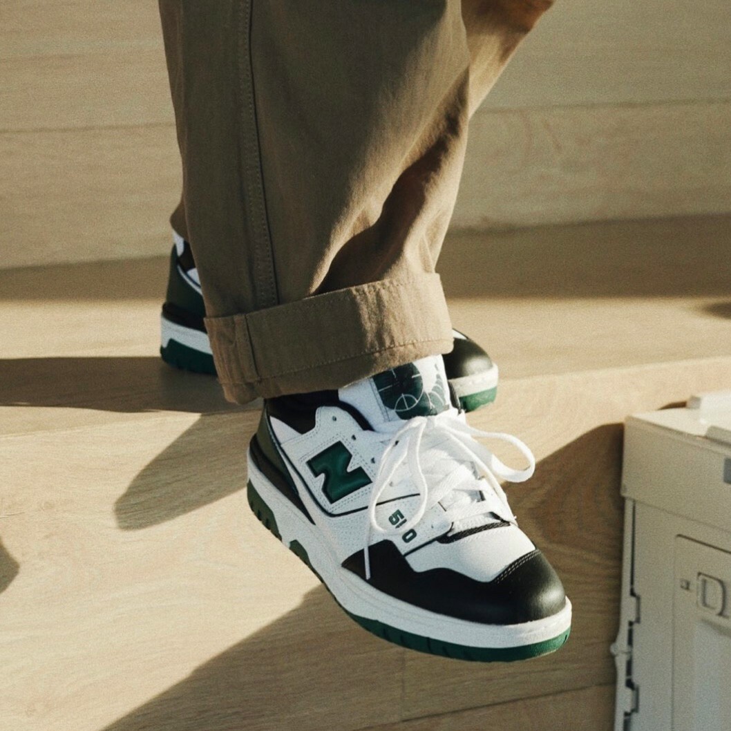 New Balance 550 雨霧灰 白灰 麂皮 復古休閒鞋 情侶鞋 男女鞋