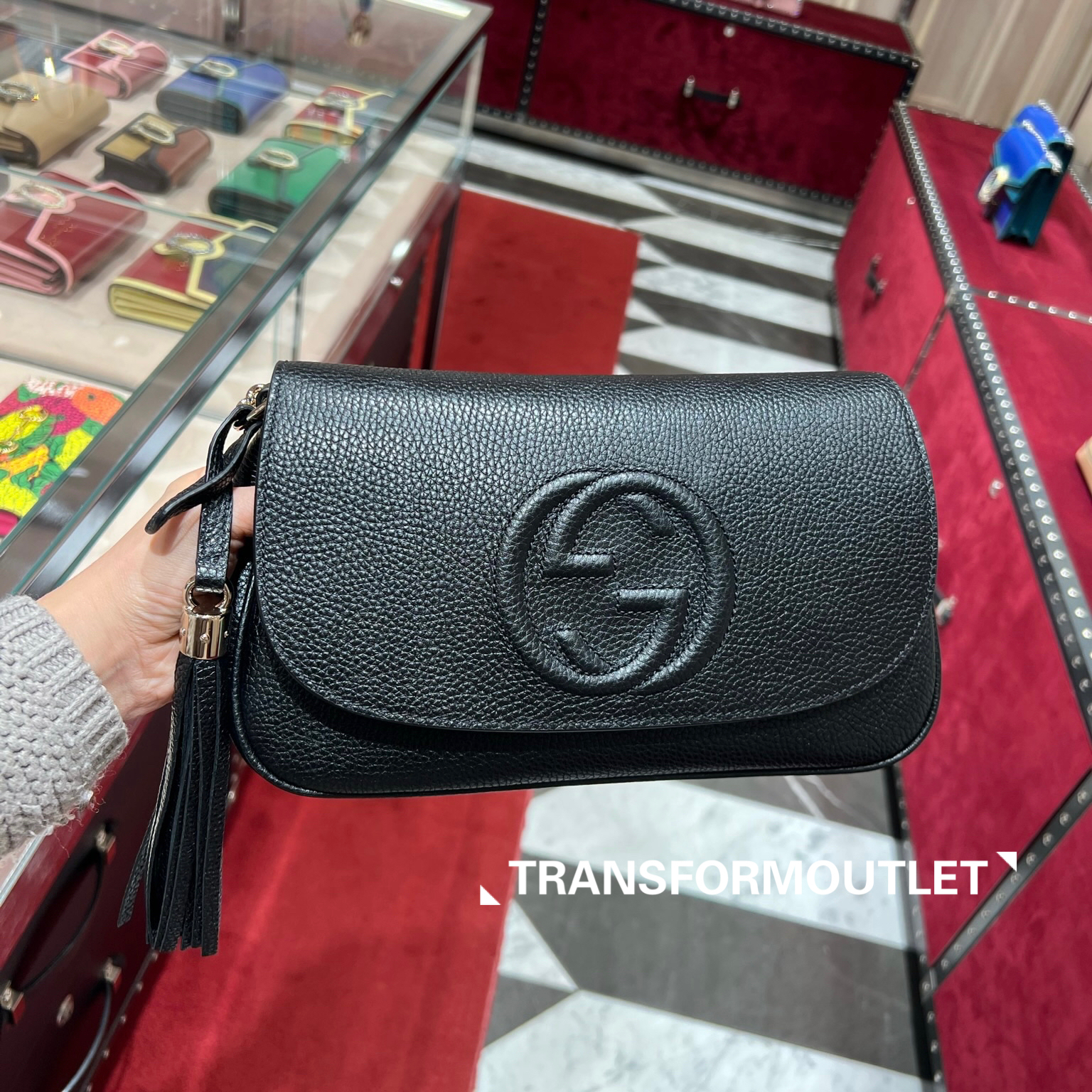 Gucci Bag-古馳Soho鏈條包 - Black