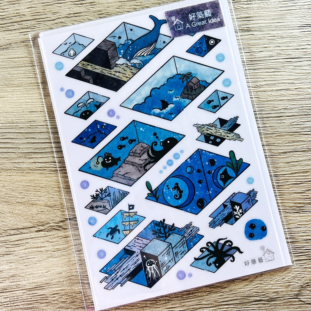 好築藝 ．異之部屋 轉印貼紙