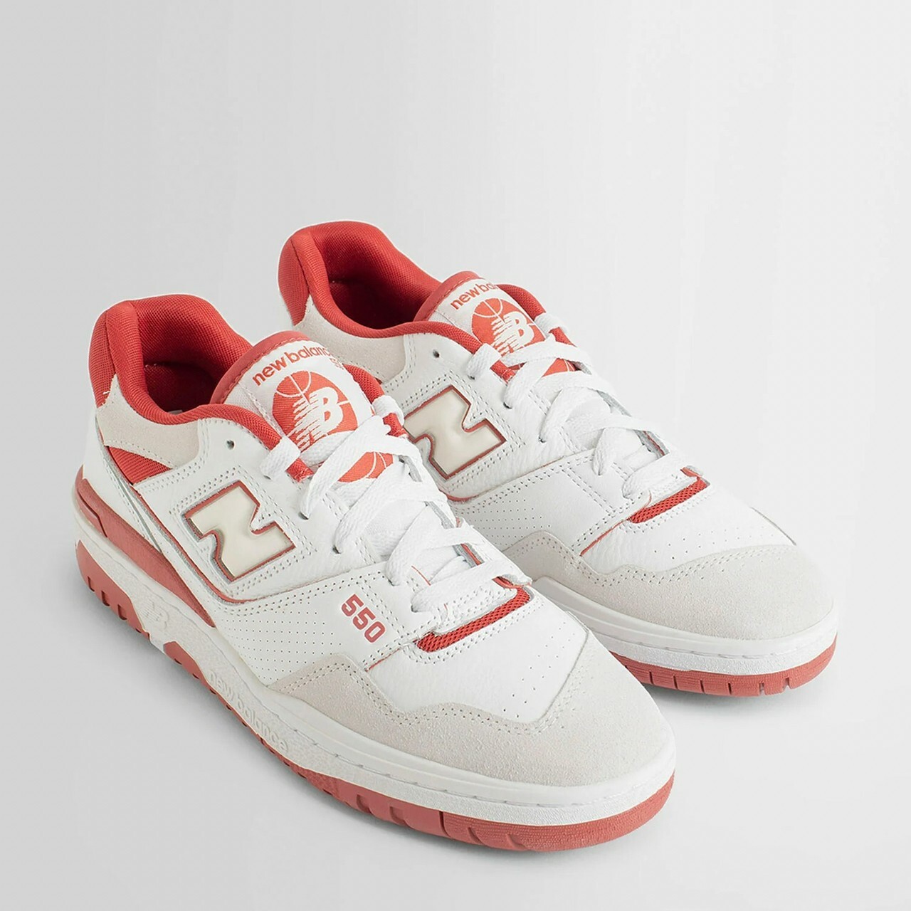 New Balance 550 紅白色 復古休閒鞋 情侶鞋 男女鞋
