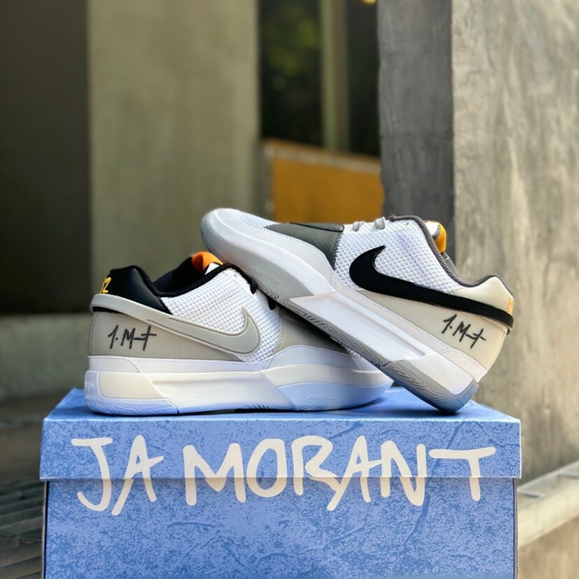 NIKE JA 1 Light Smoke Grey 煙灰 莫蘭特 實戰籃球鞋 訓練鞋
