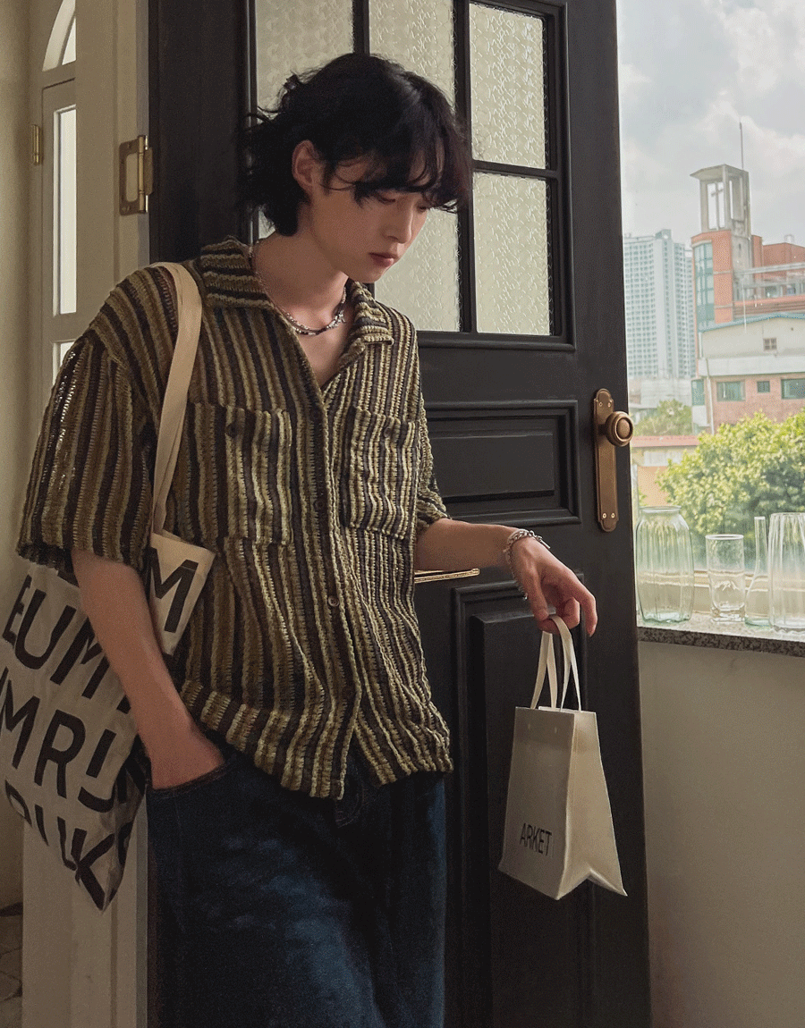 Bay口袋針織領子開衫