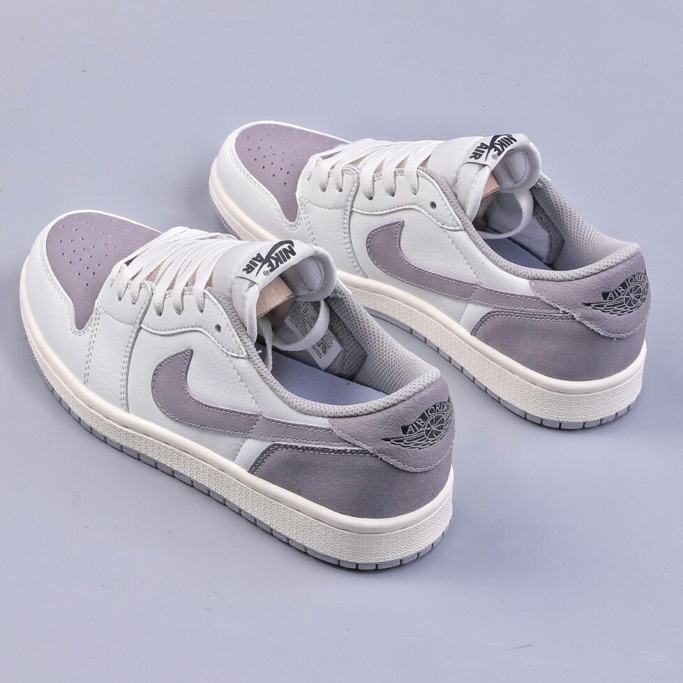 Nike Air Jordan 1 Low OG "Atmosphere Grey" 米白紫灰 做舊 奶油底 復古休閒鞋 男鞋