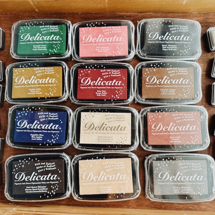 Delicata 水性金屬印台｜日本TSUKINEKO 月貓