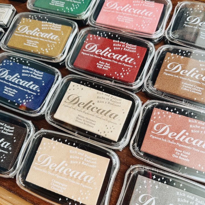 Delicata 水性金屬印台｜日本TSUKINEKO 月貓