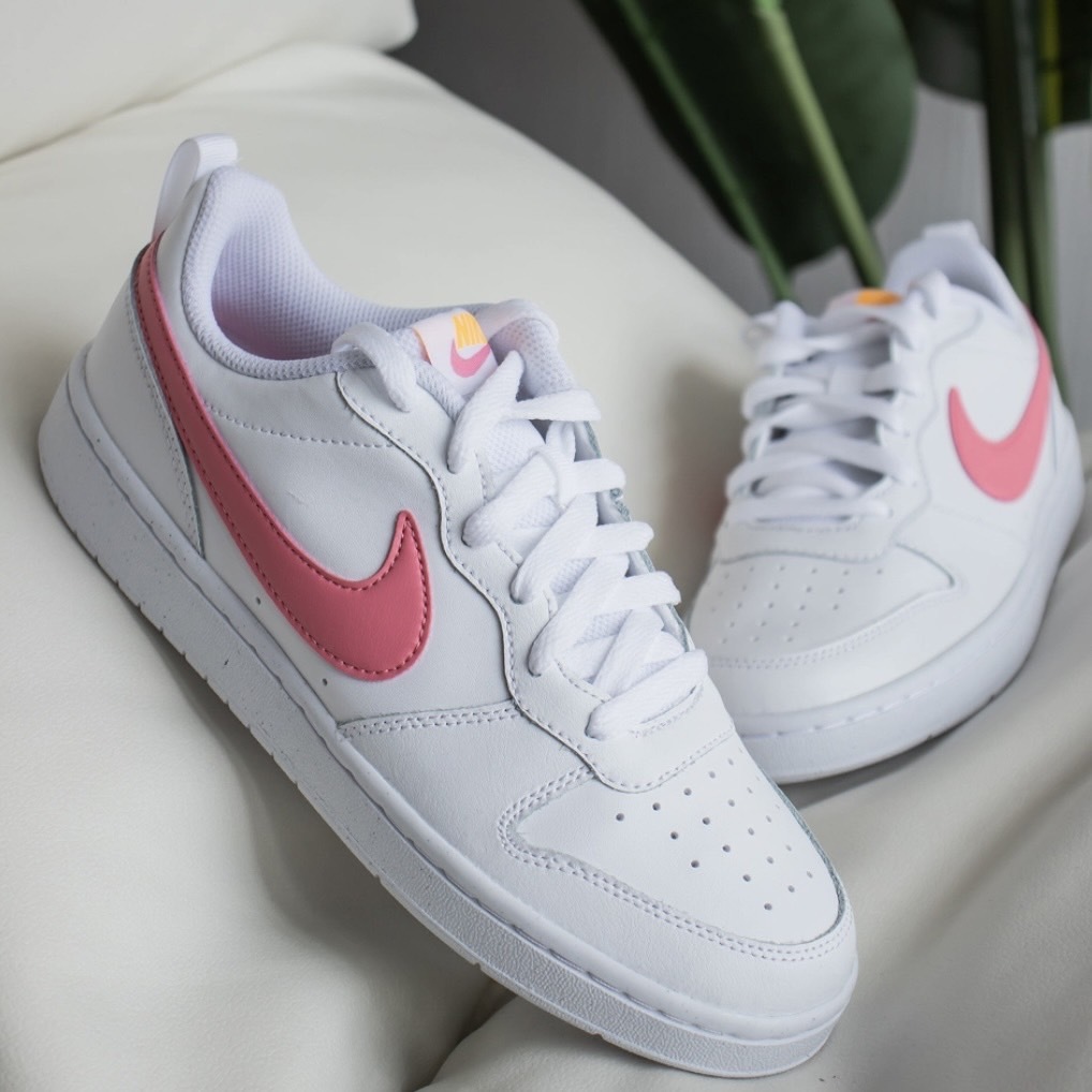 Nike Court Borough Low 2 GS 白粉 小Dunk 休閒鞋 大童 女鞋