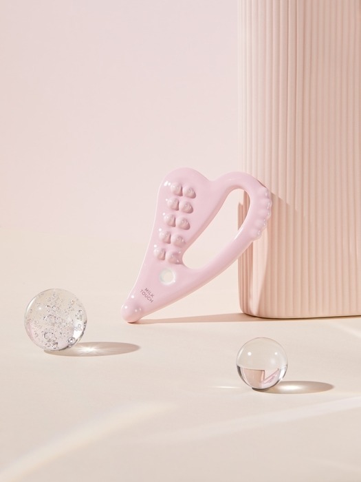 現貨[ Milk Touch ] 陶瓷瘦面排毒刮痧神器-粉色