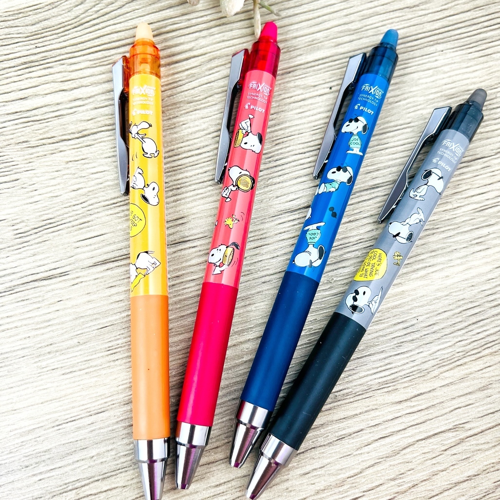 日本PILOT x sun-star FRIXION  魔擦筆 擦擦筆 0.4nm 史奴比