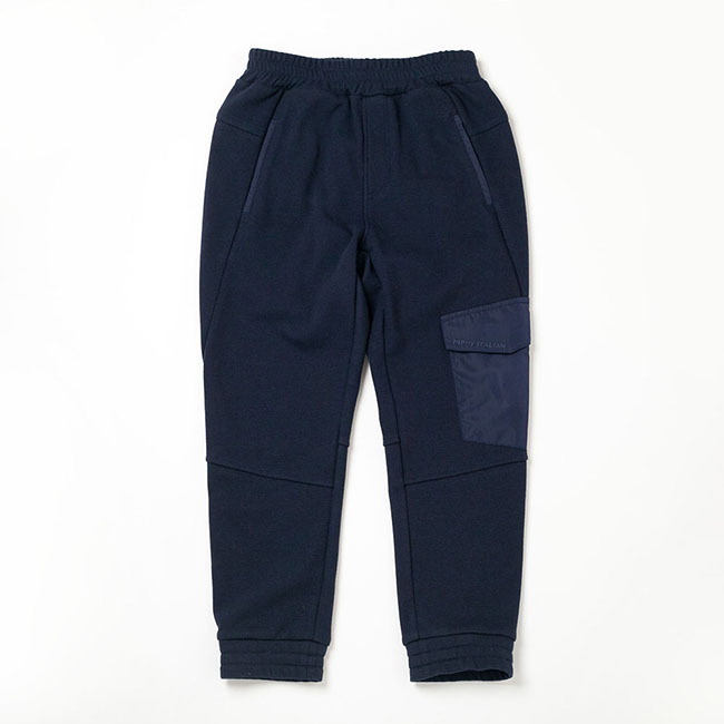 PIPPY 多口袋彈性棉針織長褲 藍