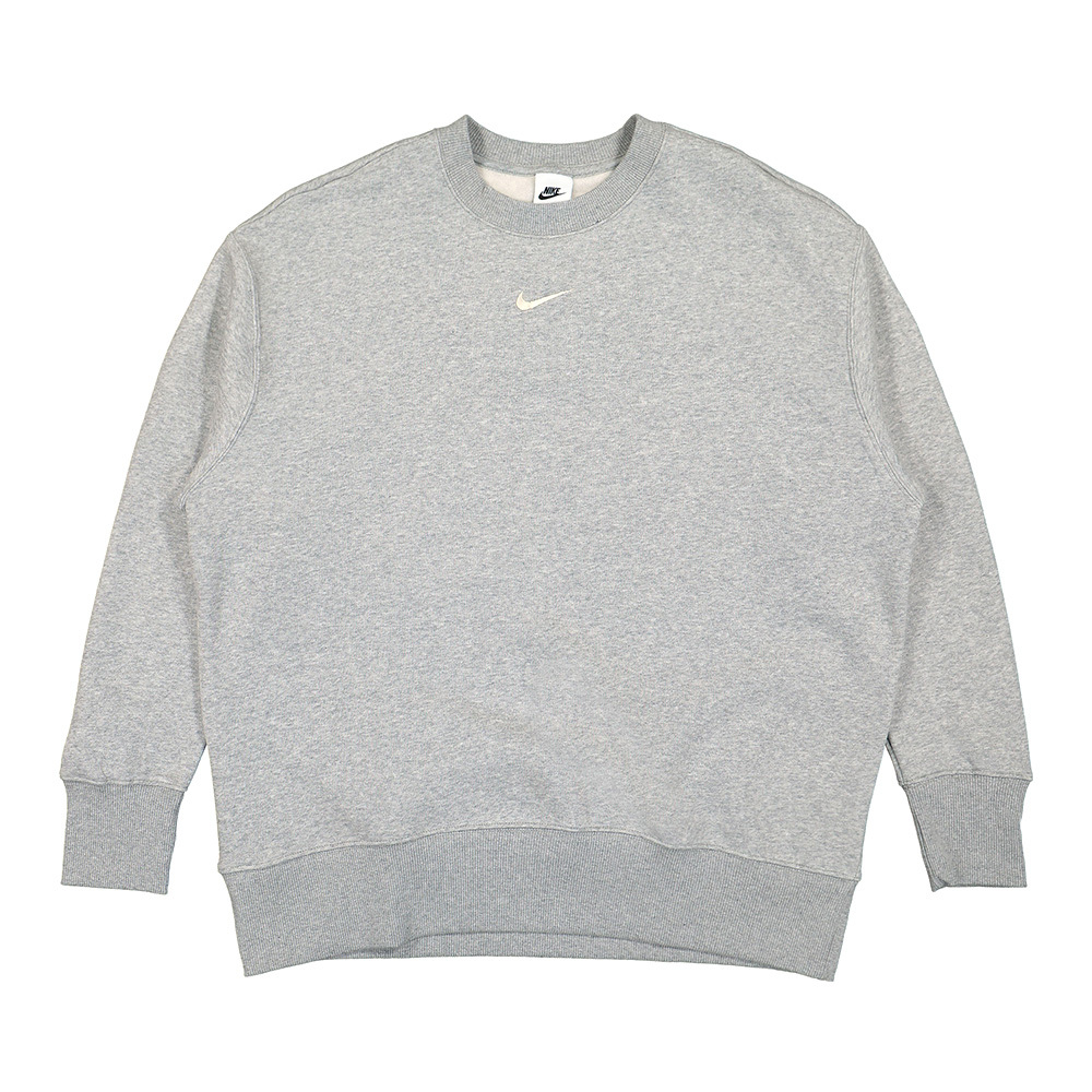 Nike As W Nsw Phnx Flc Os Crew 女 灰 大學 圓領 運動 長袖 DQ5734-063