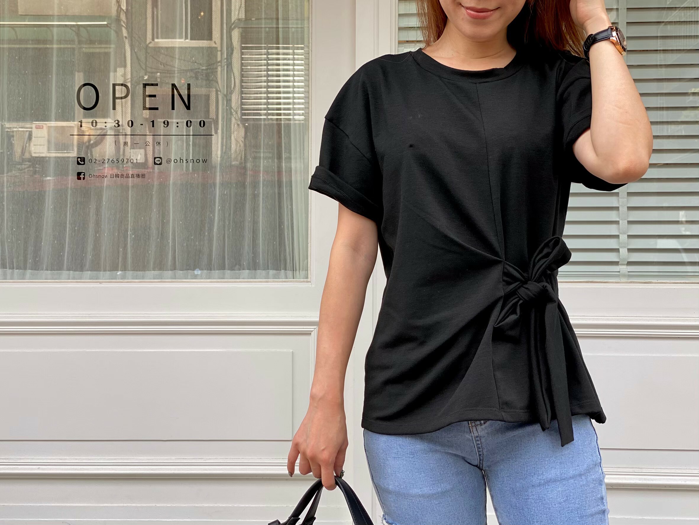 Oh Snow獨家訂製款超瘦縮腰設計上衣