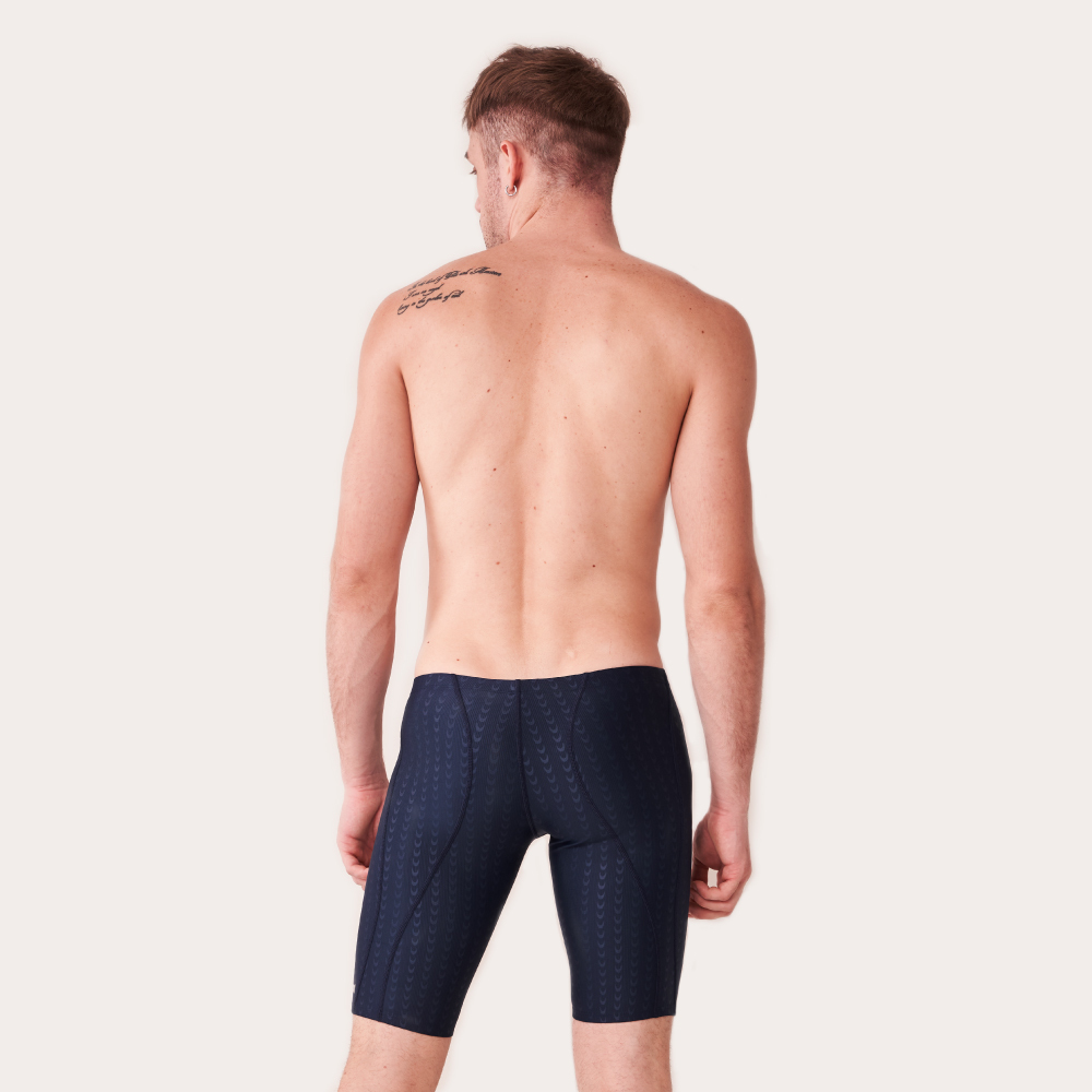 MAR-2140131 大男競賽型馬褲 - 魚鱗(深藍)