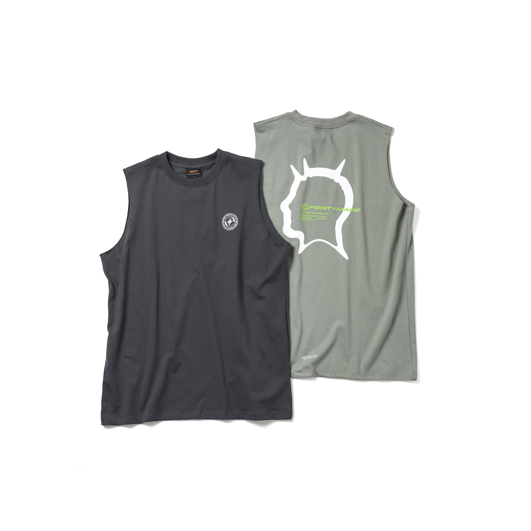 FEISTY HEAD SLEEVELESS T-SHIRT  FS-US23-01 02 [台灣現貨]