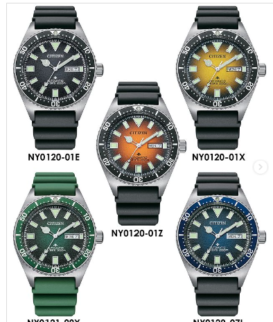 星辰 Citizen Promaster Marine Diver's 200m Automatic Men's Watch NY0120-01E / NY0129-07E / NY0121-09X / NY0120-01X / NY0120-01Z 200米防水自動機械 手錶