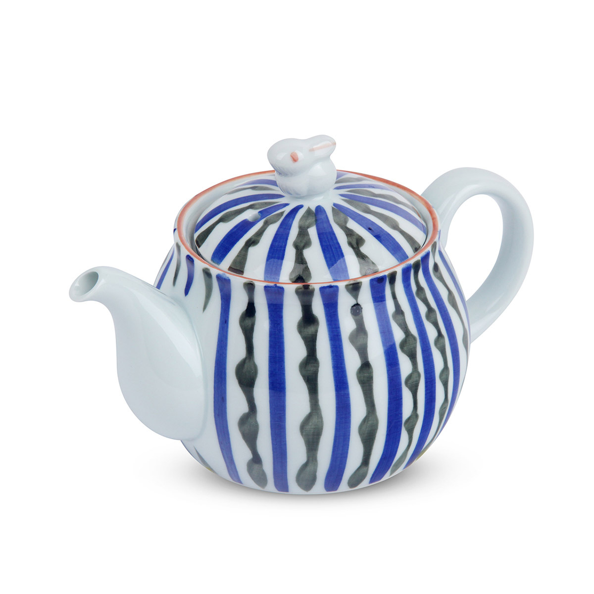 日本 有田燒 "うさぎ十草" 茶壺 -467434