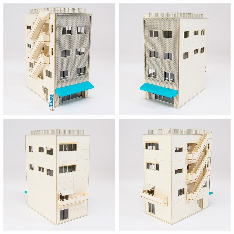 日本sankei 微縮藝術精品_【MP03-90】ビルC