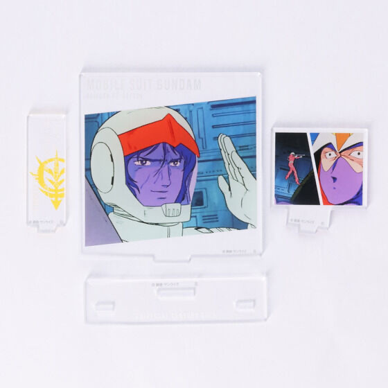 Pbandai 預訂2023/10月 機動戦士ガンダム　ダイアログアクリルコレクション　第43話　シャアアズナブル 立牌