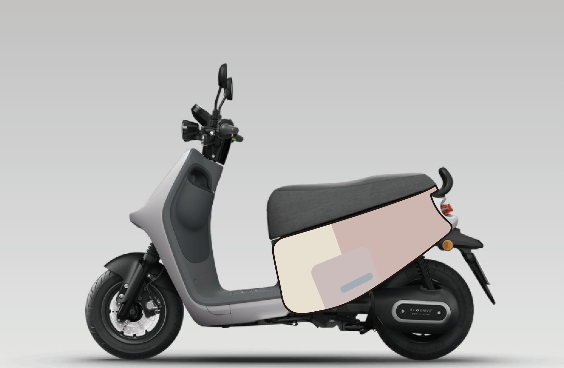 臺灣製造 BLR gogoro ID173 拼色色塊 雙面車套 車身防刮套 潛水衣布 防刮套 保護套 車套 機車配備 電動車防刮 智慧雙輪