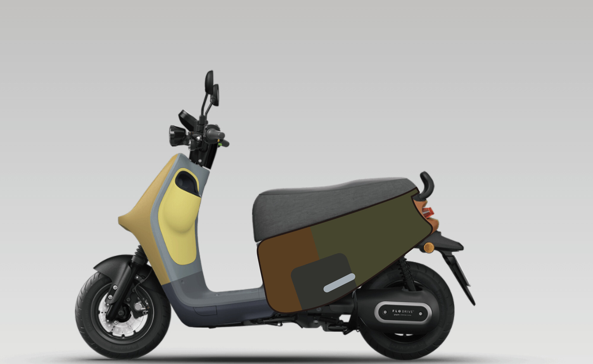 臺灣製造 BLR gogoro ID175 拼色色塊 雙面車套 車身防刮套 潛水衣布 防刮套 保護套 車套 機車配備 電動車防刮 智慧雙輪