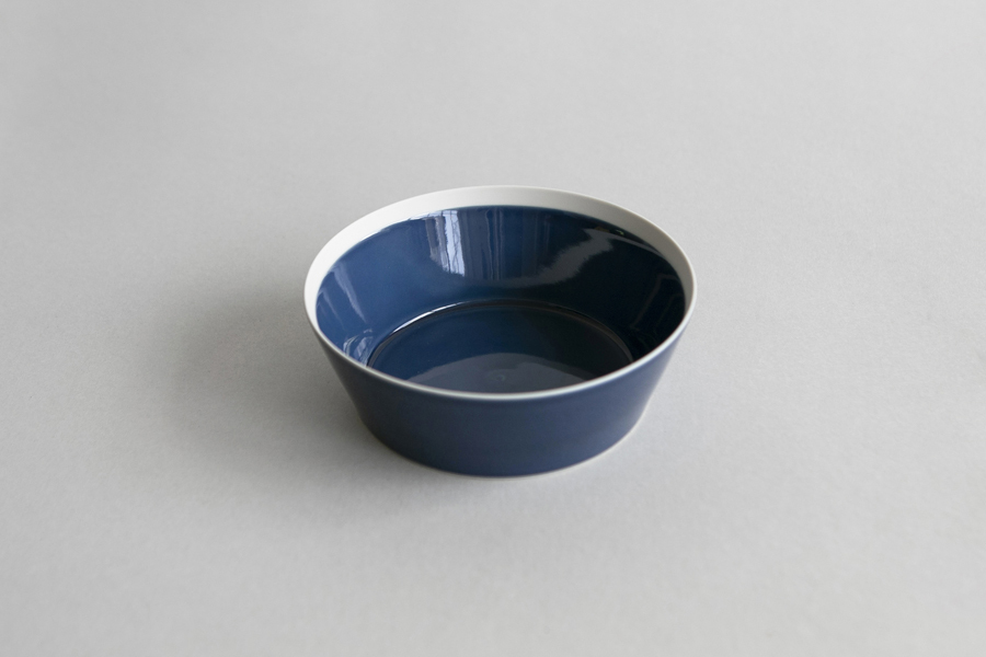 yumiko iihoshi porcelain-木村硝子店聯名dishes系列 碗M 墨水藍