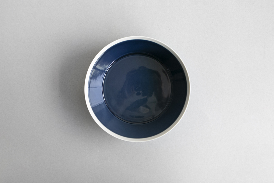 yumiko iihoshi porcelain-木村硝子店聯名dishes系列 碗M 墨水藍