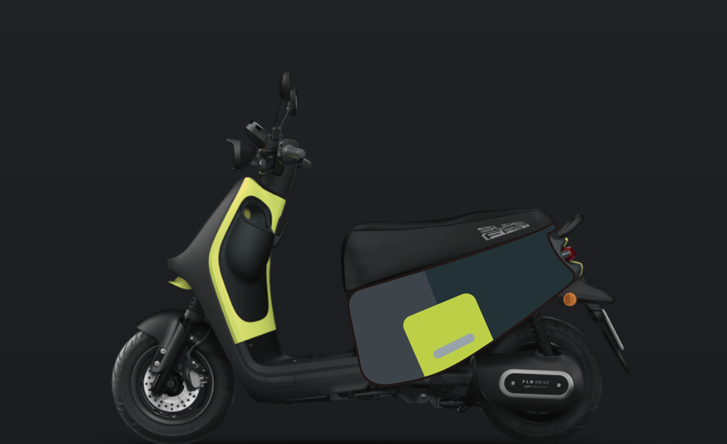 臺灣製造 BLR gogoro ID193拼色色塊 雙面車套 車身防刮套 潛水衣布 防刮套 保護套 車套 機車配備 電動車防刮 智慧雙輪