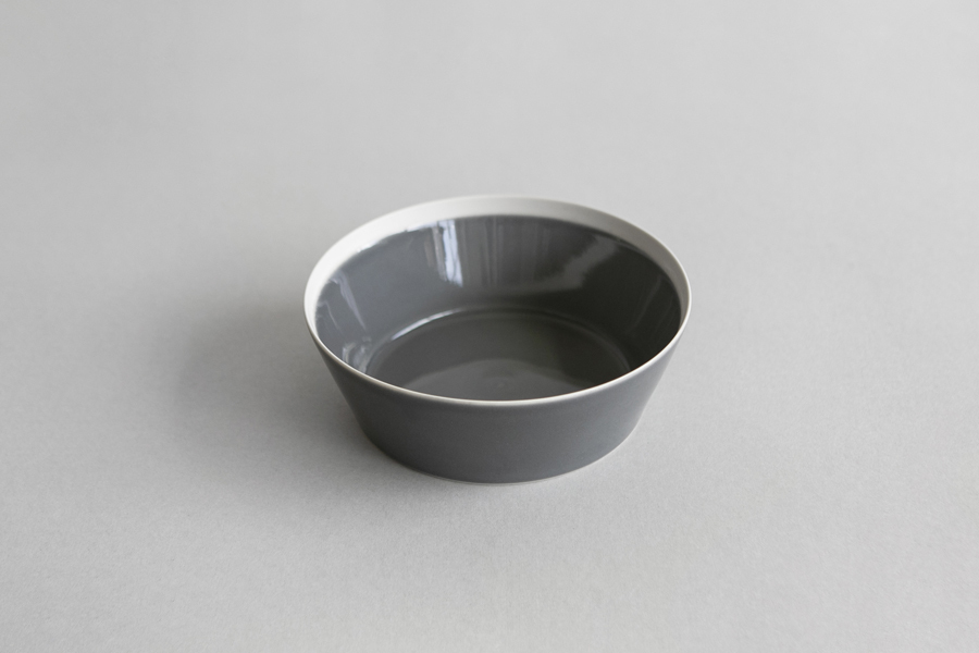 yumiko iihoshi porcelain-木村硝子店聯名dishes系列 碗M 薄霧灰