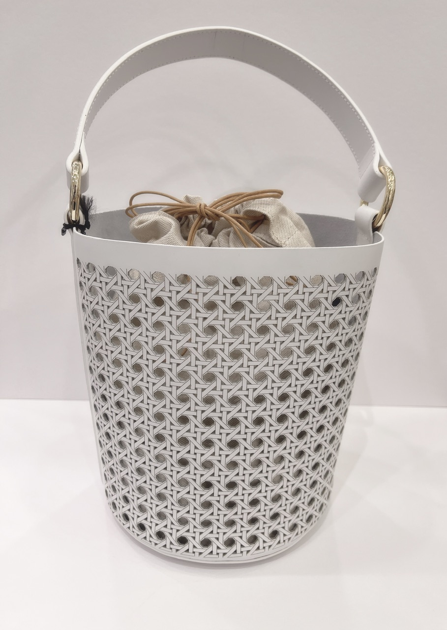 Italy牛皮水桶包