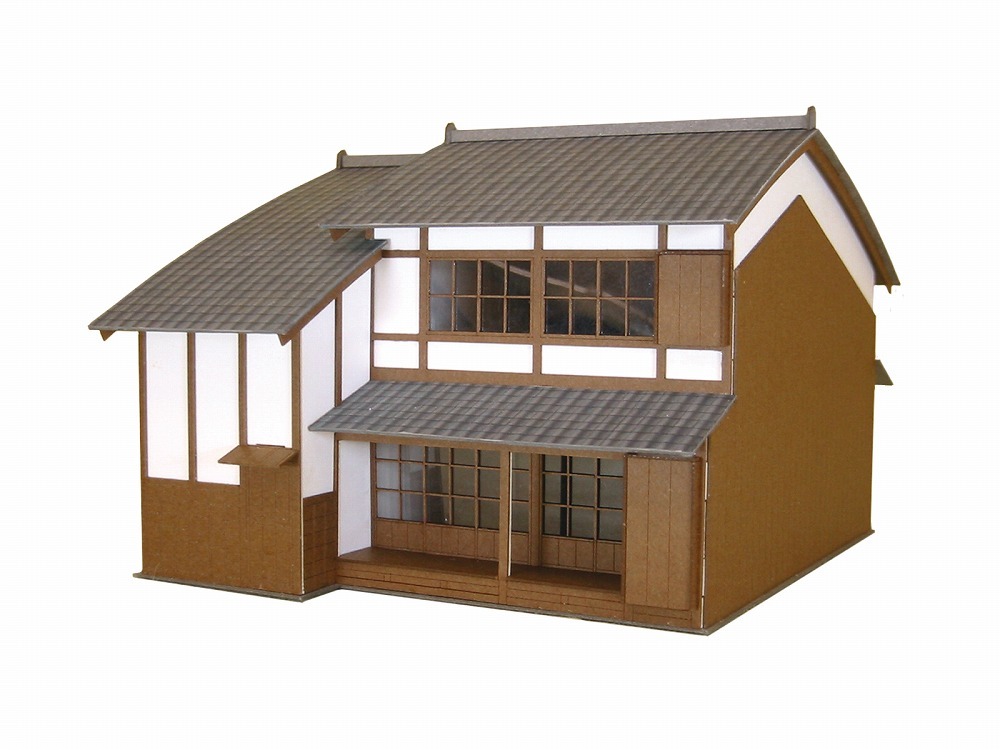 日本sankei 微縮藝術精品_【MK05-01】街角のお店-1