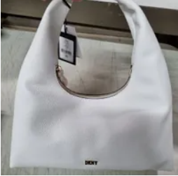 [S] DKNY INESSA HOBO,OPTIC WHITE, 755404971158 (SD646)