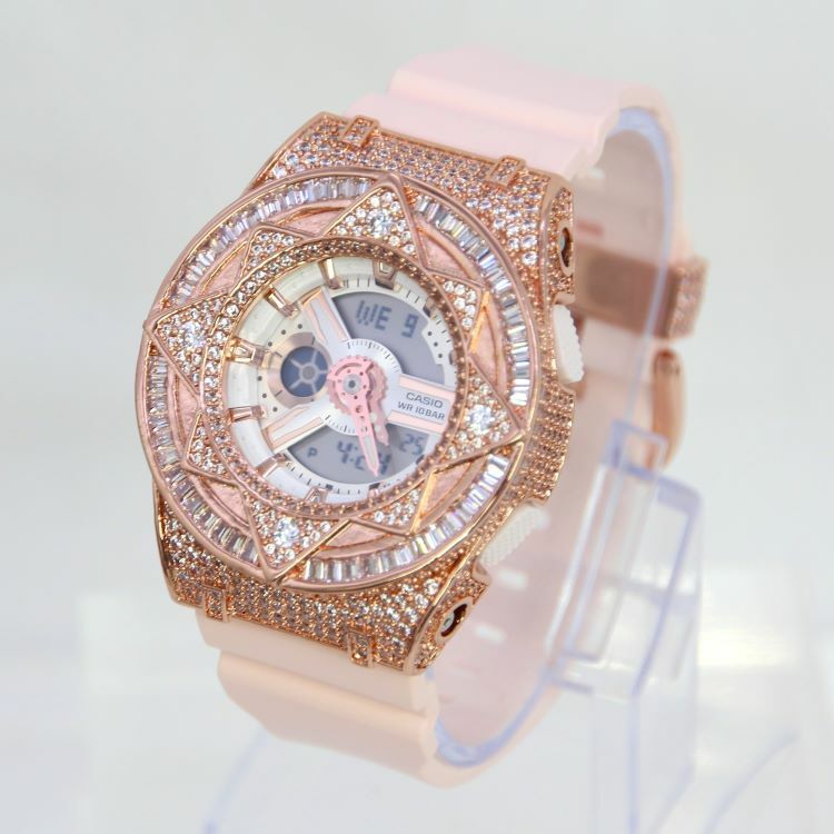 玫瑰金 改裝手錶 BA-110RG-4A - 魔法星