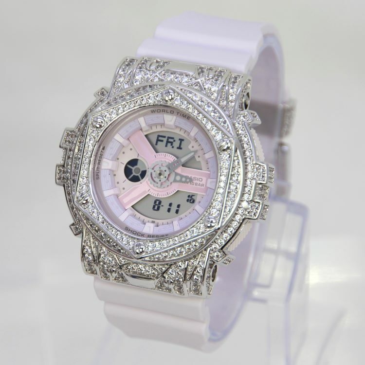 銀色 改裝手錶 BA-110-4A2 - Rokkaku