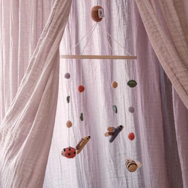 Sebra Crochet Baby Mobile for Baby Cot