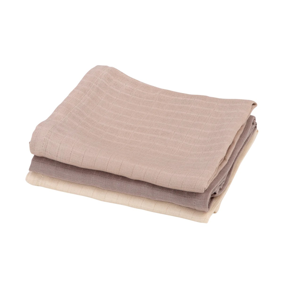 Sebra Muslins 3 pcs - Moonlight Beige