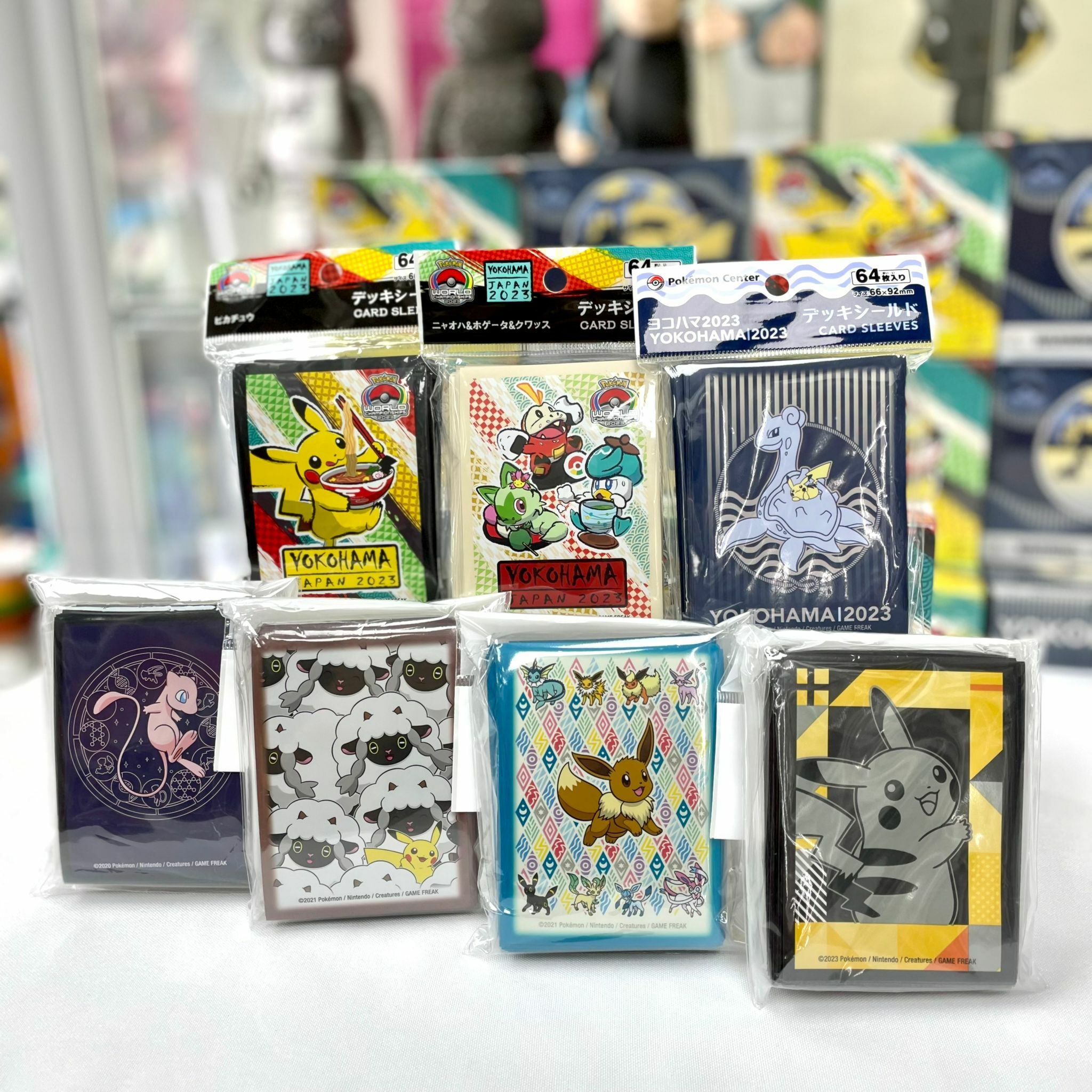 Pokemon Card Sleeves  (Yokohama 2023 /Pokemon Center)(65 Sleeves)